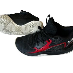 Under Armour Black and Red Sneakers